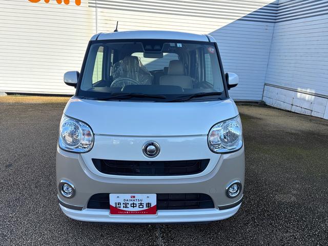 ムーヴキャンバス Xメイクアップリミテッド SAIII インパネシフト プッシュスタートスイッチ 電子カードキー カーナビ 左右パワースライドドア 衝突被害軽減システム ABS(2枚目)