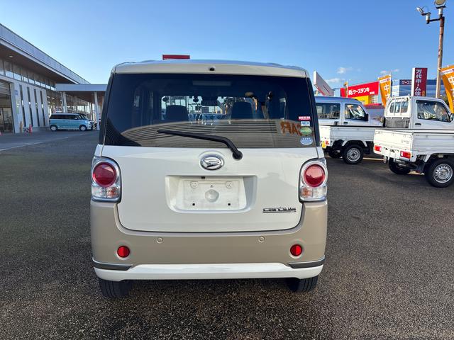 ムーヴキャンバス Xメイクアップリミテッド SAIII インパネシフト プッシュスタートスイッチ 電子カードキー カーナビ 左右パワースライドドア 衝突被害軽減システム ABS(3枚目)