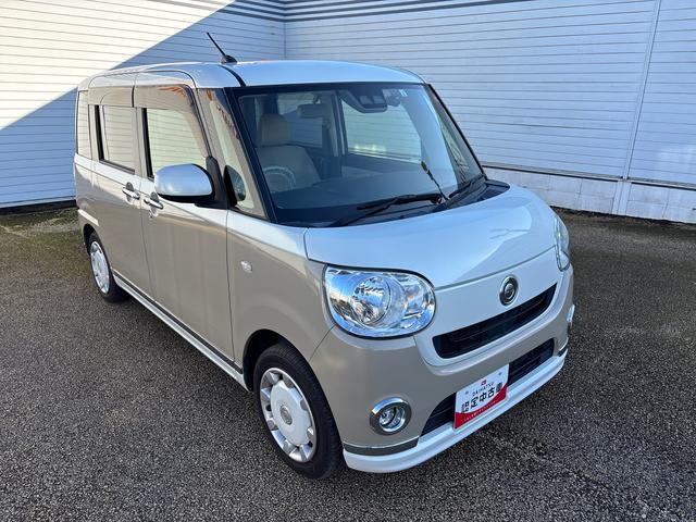 ムーヴキャンバス Xメイクアップリミテッド SAIII インパネシフト プッシュスタートスイッチ 電子カードキー カーナビ 左右パワースライドドア 衝突被害軽減システム ABS(6枚目)