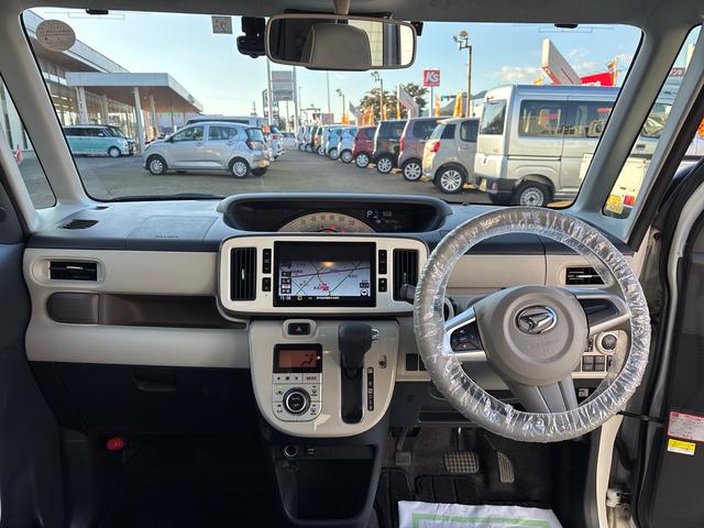 ムーヴキャンバス Xメイクアップリミテッド SAIII インパネシフト プッシュスタートスイッチ 電子カードキー カーナビ 左右パワースライドドア 衝突被害軽減システム ABS(15枚目)