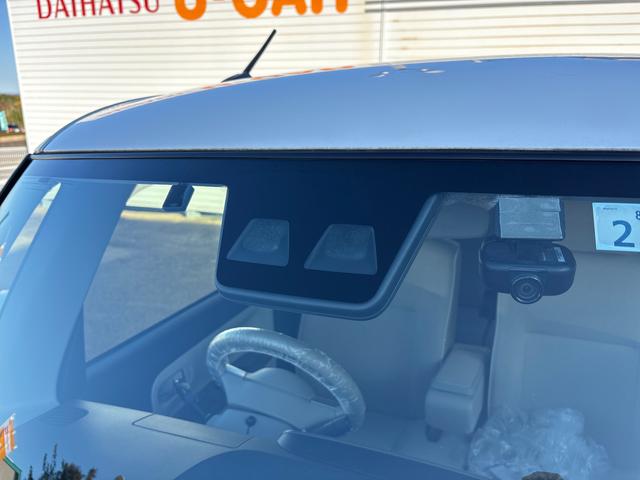 ムーヴキャンバス Xメイクアップリミテッド SAIII インパネシフト プッシュスタートスイッチ 電子カードキー カーナビ 左右パワースライドドア 衝突被害軽減システム ABS(24枚目)