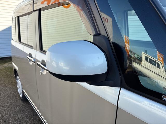 ムーヴキャンバス Xメイクアップリミテッド SAIII インパネシフト プッシュスタートスイッチ 電子カードキー カーナビ 左右パワースライドドア 衝突被害軽減システム ABS(26枚目)