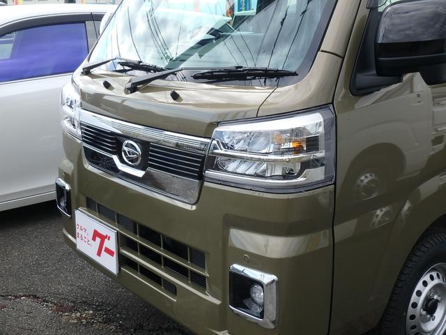 ハイゼットトラック ジャンボエクストラ 届出済未使用車 4WD デフロック ブレーキサポート レーンサポート ソナー アイドリングストップ スマートキー プッシュスタート LEDヘッドライト オートライト オートエアコン Wエアバック(8枚目)