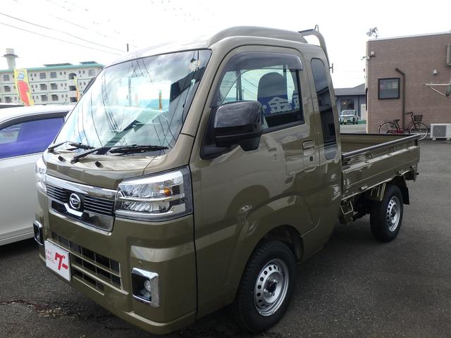 ハイゼットトラック ジャンボエクストラ 届出済未使用車 4WD デフロック ブレーキサポート レーンサポート ソナー アイドリングストップ スマートキー プッシュスタート LEDヘッドライト オートライト オートエアコン Wエアバック(9枚目)