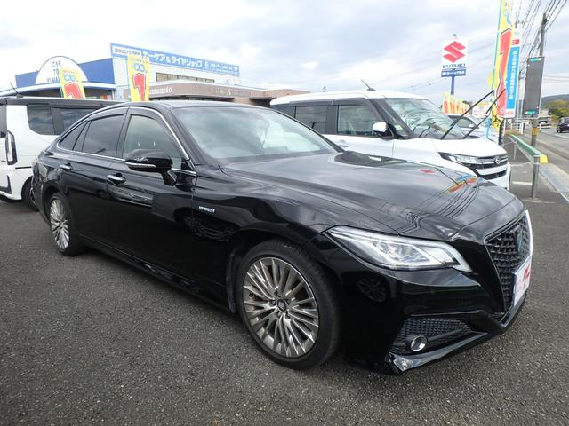 クラウンハイブリッド Ｓ　エレガンススタイル　前後ドライブレコーダー　ＥＴＣ　ナビ　バックカメラ　ＬＥＤヘッドライト　ブレーキサポート　レーンサポート　ソナー　クルーズコントロール　ハンドルシフト　Ｒシートヒーター　オートマチックハイビーム（13枚目）