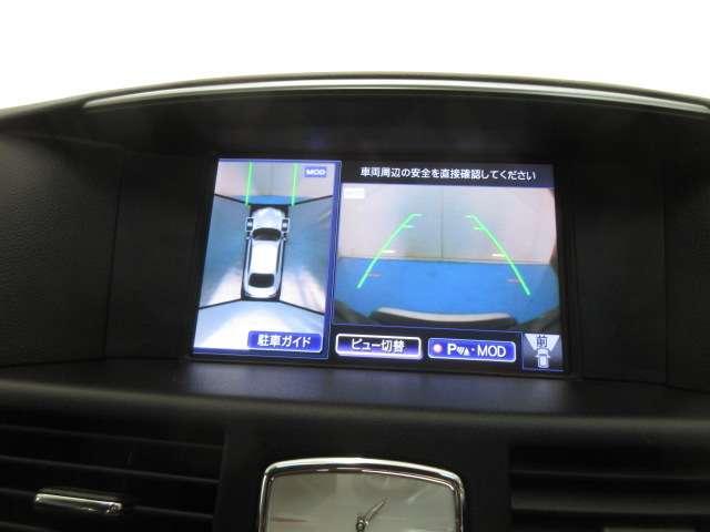 フーガハイブリッド 3.5 スマートキーPスタート プリクラッシュ メモリーナビ ワンセグTV パワーステアリング ABS エアバッグ ETC キーレス エアコン PW ナビ&TV アラウンドカメラ(17枚目)