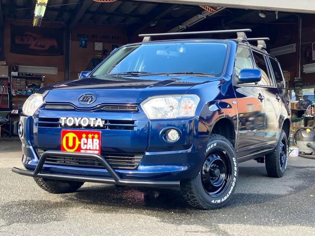 プロボックス ＤＸコンフォート　リフトアップ　４ＷＤ　フロントバンパーガード　スチールホイールブラック塗装　トーヨーオープン　カントリーＲＴ新品　ＥＴＣ　ディスプレイオーディオ　サイド＆バックカメラ　ルーフキャリア　トヨタエンブレム（2枚目）