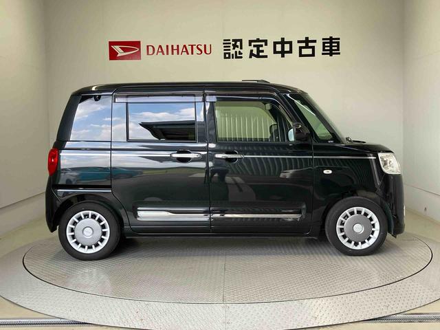 ムーヴキャンバス セオリーＧターボ　スマートアシスト搭載　後席両側電動スライドドア　パノラマモニター対応　オートエアコン　オートライト　キーフリー　アイドリングストップ　ＡＢＳ　電動ドアミラー（4枚目）