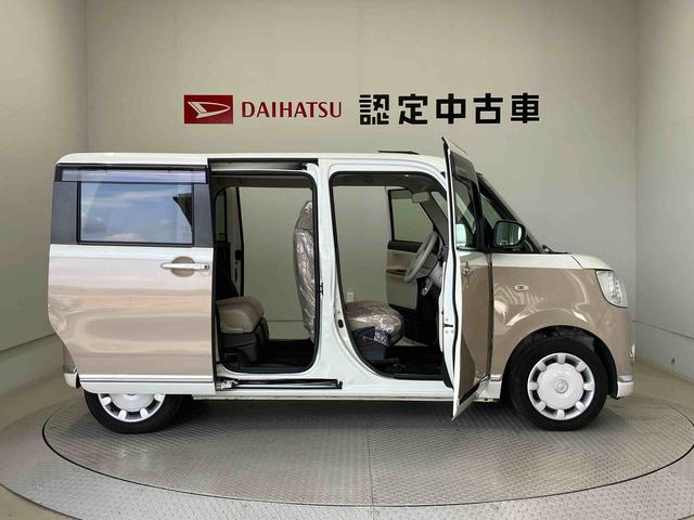 ムーヴキャンバス ＧメイクアップＶＳ　ＳＡＩＩＩ　スマートアシスト搭載　後席両側電動スライドドア　パノラマモニター対応　オートエアコン　オートライト　キーフリー　アイドリングストップ　ＡＢＳ　電動ドアミラー（61枚目）