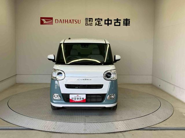 ムーヴキャンバス ストライプスＧ　スマートアシスト搭載　バックカメラ付き　後席両側電動スライドドア　オートエアコン　オートライト　キーフリー　アイドリングストップ　ＡＢＳ　電動ドアミラー（2枚目）