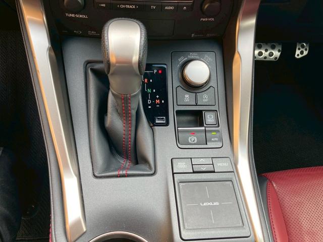 NX NX200t Fスポーツ 4WD 純正SDナビ/フルセグTV BT CD/DVD バックモニター/サイドカメラ 黒/赤レザーシート(エアー・ヒート) OPヘッドアップディスプレイ OPエンジンスターター 3眼LEDヘッドライト(33枚目)