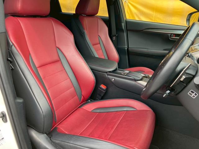 NX NX200t Fスポーツ 4WD 純正SDナビ/フルセグTV BT CD/DVD バックモニター/サイドカメラ 黒/赤レザーシート(エアー・ヒート) OPヘッドアップディスプレイ OPエンジンスターター 3眼LEDヘッドライト(37枚目)