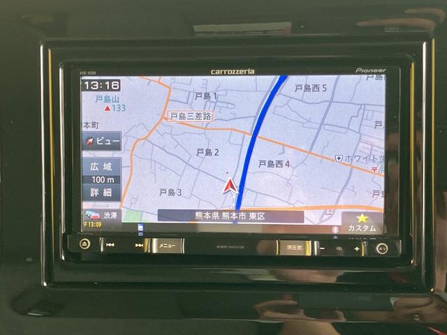 スペーシア ハイブリッドＸ　カロッツェリアナビ／フルセグＴＶ　ＢＴ　バックカメラ　ステアリングスイッチ　セーフティサポート　両側パワースライド　純正ＬＥＤヘッドライト　Ｆ／Ｒコーナーセンサー　後退時ブレーキサポート（33枚目）