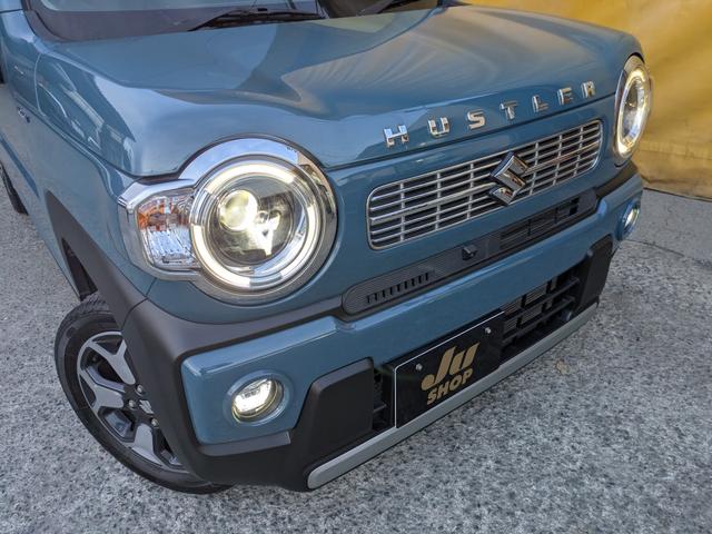 ハスラー ハイブリッドＸ　純正８型ナビ　ＤＶＤ　ＣＤ　ＢＴ　フルセグＴＶ　全方位モニター　ステアリングスイッチ　純正ＬＥＤヘッドライト　ＬＥＤフォグランプ　リアコーナーセンサー　Ｆｒ左右ヒートシーター　ＯＰフロントグリル（9枚目）