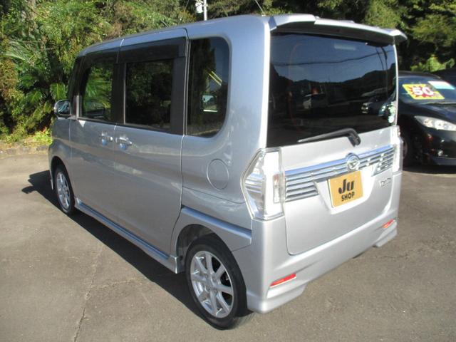 タント カスタムX 車検整備付 フルセグナビ Bluetooth CD DVD USB 左電動スライドドア LEDヘッドライト アルミホイール(4枚目)