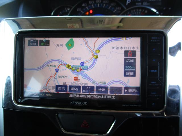 タント カスタムX 車検整備付 フルセグナビ Bluetooth CD DVD USB 左電動スライドドア LEDヘッドライト アルミホイール(14枚目)