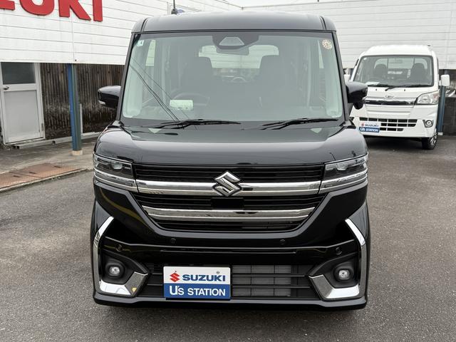 スペーシアカスタム ハイブリッドＸＳターボ　デュアルセンサーブレーキサポート２　マイルドハイブリッド　電動スライドドア　オーディオレス　ＣＶＴ　オートエアコン　キーレススタート　オートライト　オーディオスイッチ　ＬＥＤ　ＡＣＣ　電動パーキング（57枚目）