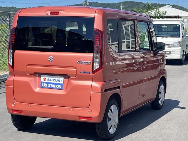 スペーシア ハイブリッドＧ　デュアルセンサーブレーキサポートＩＩ　マイルドハイブリッド　両側スライドドア　オーディオレス　ＣＶＴ　オートエアコン　リモコンキー　キーレススタート　オートライト　オーディオスイッチ　ＬＥＤ　ＥＳＰ（48枚目）