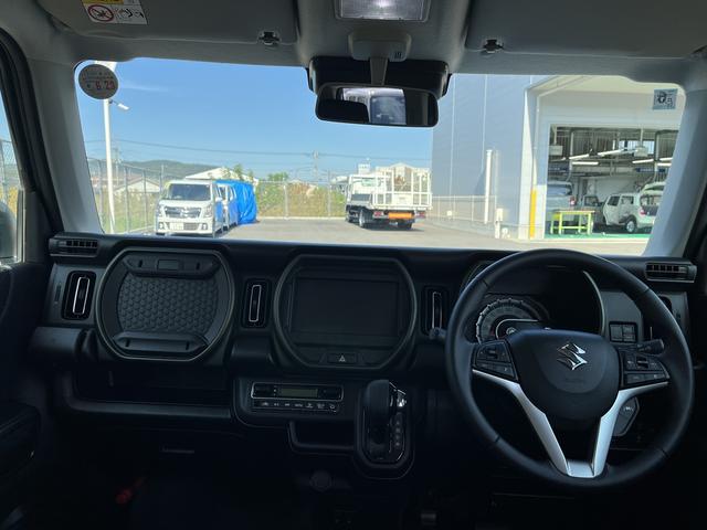 ハスラー タフワイルドターボ　デュアルカメラブレーキサポート　マイルドハイブリッド　オーディオレス　ＣＶＴ　　キーレススタート　オートライト　シートヒーター　オーディオスイッチ　ＡＣＣ　ＥＳＰＬＥＤ　フォグ　アルミ　ルーフレール（11枚目）