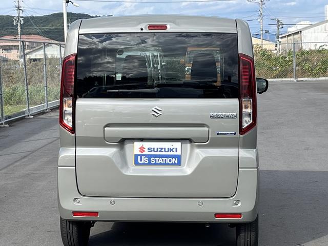 スペーシア ハイブリッドＸ　デュアルセンサーブレーキサポートＩＩ　マイルドハイブリッド　電動スライドドア　全方位ナビ　ＣＶＴ　オートエアコン　リモコンキー　キーレススタート　オートライト　オーディオスイッチ　ＬＥＤ　ＥＳＰ（61枚目）