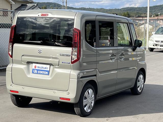 スペーシア ハイブリッドＸ　デュアルセンサーブレーキサポートＩＩ　マイルドハイブリッド　電動スライドドア　全方位ナビ　ＣＶＴ　オートエアコン　リモコンキー　キーレススタート　オートライト　オーディオスイッチ　ＬＥＤ　ＥＳＰ（64枚目）