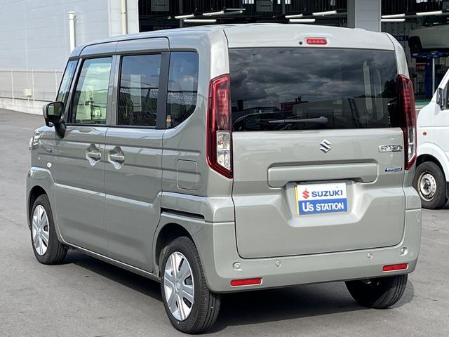 スペーシア ハイブリッドＸ　デュアルセンサーブレーキサポートＩＩ　マイルドハイブリッド　電動スライドドア　全方位ナビ　ＣＶＴ　オートエアコン　リモコンキー　キーレススタート　オートライト　オーディオスイッチ　ＬＥＤ　ＥＳＰ（65枚目）