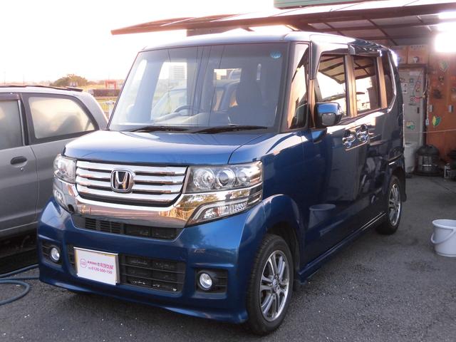 N-BOXカスタム G・Lパッケージ 片側パワースライドドア ナビTV バックカメラ HIDオートライト 純14AW ドラレコ ETC フォグランプ ステアリングリモコン AAC ウィンカーミラー(7枚目)