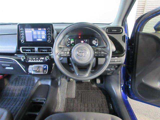 アクア X 踏み間違い防止 100V イモビ 点検記録簿 LEDヘッドライト スマートキー 横滑り防止機能 キーレスエントリー オートクルーズ オートエアコン カーテンエアバッグ DVD再生 パワーステアリング(3枚目)