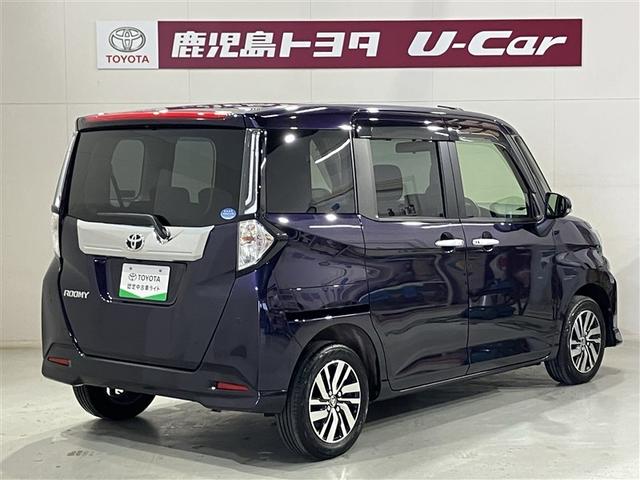 ルーミー カスタムG アイドリング 両側電動SD LEDヘット バックビューモニター 衝突回避ブレーキ TV 地デジ スマートキー クルーズコントロール 点検記録簿 ETC オートエアコン アルミホイール ABS イモビ(2枚目)