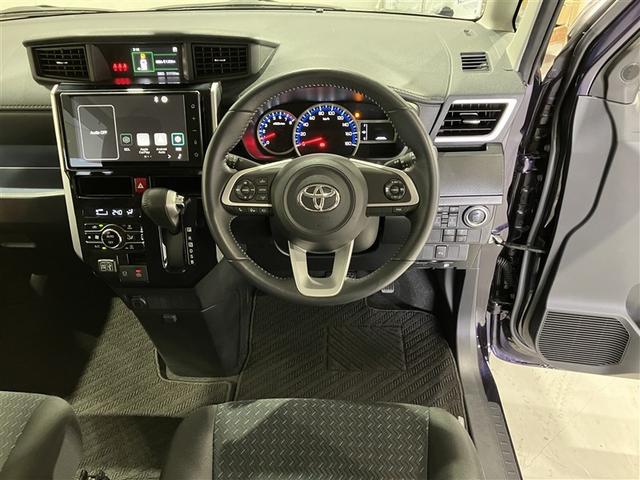 ルーミー カスタムG アイドリング 両側電動SD LEDヘット バックビューモニター 衝突回避ブレーキ TV 地デジ スマートキー クルーズコントロール 点検記録簿 ETC オートエアコン アルミホイール ABS イモビ(3枚目)