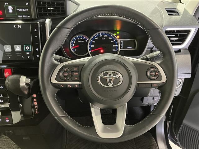 ルーミー カスタムG アイドリング 両側電動SD LEDヘット バックビューモニター 衝突回避ブレーキ TV 地デジ スマートキー クルーズコントロール 点検記録簿 ETC オートエアコン アルミホイール ABS イモビ(9枚目)