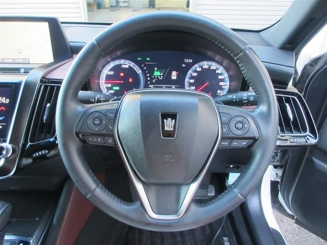 クラウンハイブリッド ＲＳアドバンス　地デジ　衝突被害軽減装置　ドライブレコーダ　ＬＥＤヘットライト　後カメラ　クルコン　ＡＣ　Ｐシート　エアバッグ　ナビＴＶ　セキュリティーアラーム　１００Ｖ充電　キーフリー　スマートキ　パワーウィンドウ（12枚目）