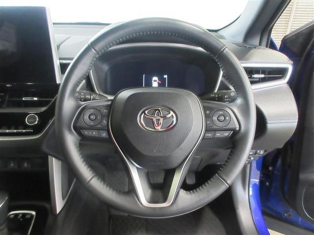 カローラクロス ハイブリッド Z PCS フルセグテレビ LEDヘッドライト Bカメラ ナビ・TV インテリジェントキー パワーシート キーフリー ドライブレコーダー アルミホイール AC100V ETC 元試乗車 盗難防止 記録簿(13枚目)