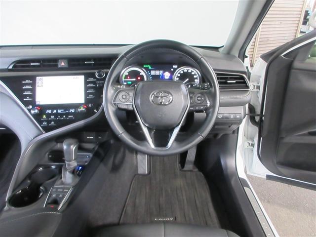 カムリ WS 盗難防止システム サイドエアバッグ パワステ Pシート クルーズコントロール LEDヘッドライト ナビ DVD メモリ-ナビ スマートキー キーフリー ETC アルミ オートエアコン ABS 半革(3枚目)