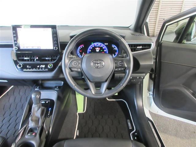 カローラ ハイブリッド ダブルバイビー 半革シート 衝突軽減システム ETC付き フルセグテレビ LEDランプ パワーウィンドウ バックモニタ キーレスエントリー AAC 記録簿有 エアバッグ オートクルーズコントロール 盗難防止装置(3枚目)