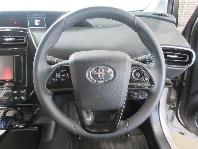 プリウス A AC100V 衝突軽減ブレーキシステム Bモニタ 記録簿有 LEDヘッド クルーズコントロール セキュリティー スマートキー パワーステアリング Pシート ドライブレコーダー ETC アルミホイル(13枚目)