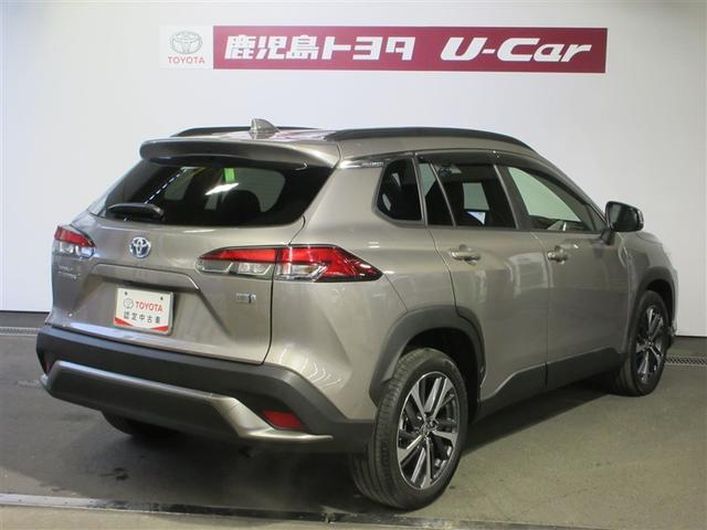 カローラクロス ハイブリッド Z 衝突軽減B 記録簿有 フルセグテレビ スマキ- 半レザー Bモニター アクティブクルーズコントロール メモリナビ イモビ LED AC 運転席Pシート キーレス パワステ アルミ エアバッグ ABS(2枚目)