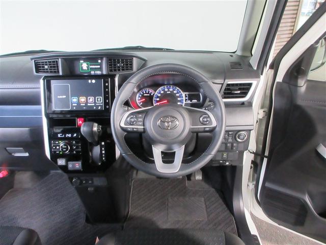 ルーミー カスタムG-T 助手席エアバック 両側オートスライドドア スマートキープッシュスタート TV LEDライト 横滑り防止機能 クルコン 点検記録簿 ETC付 アルミホイール キーレス セキュリティ エアバッグ ABS(3枚目)