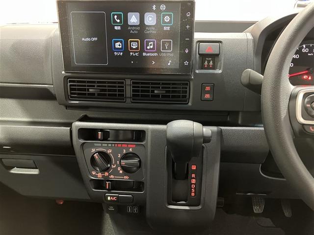 ハイゼットカーゴ デッキバンＧ　バックカメラ　フルセグ　ＡＢＳ　スマートキー　アイドリングストップ　エアコン　エアバック　キーレスエントリー　パワーウインドウ　切替４ＷＤ　横滑り防止システム　盗難警報装置　追突被害軽減ブレーキ（9枚目）