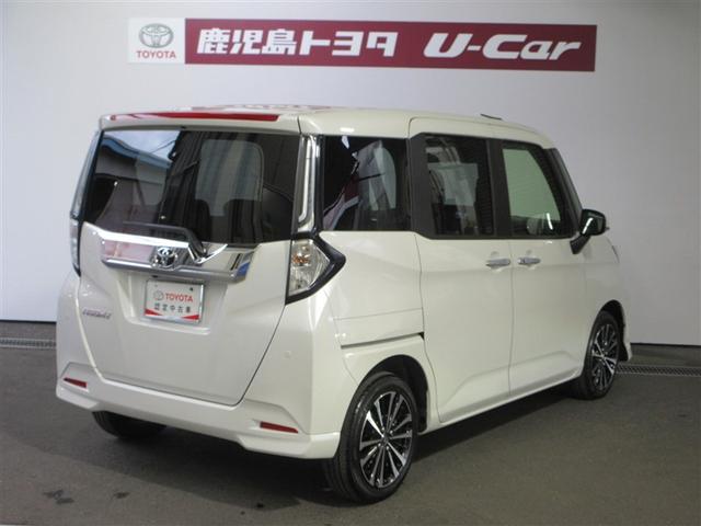 ルーミー カスタムＧ－Ｔ　助手席エアバック　両側オートスライドドア　スマートキープッシュスタート　ＬＥＤライト　横滑り防止機能　クルコン　点検記録簿　アルミホイール　キーレス　セキュリティ　エアバッグ　オートエアコン　ＡＢＳ（2枚目）