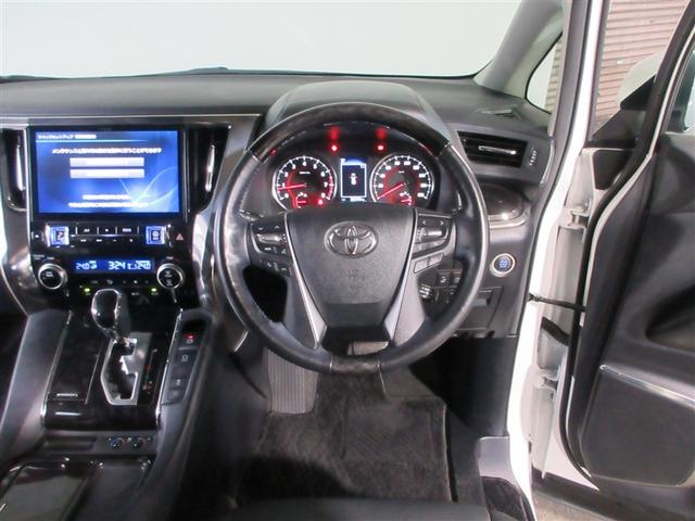 アルファード 2.5S Cパッケージ 両電動ドア 本革 Bモニタ 地デジ 定期点検記録簿 DVD再生可能 リアオートエアコン ナビテレビ 横滑り防止 クルコン セキュリティ ETC車載器 LEDヘッドライト スマートキー エアコン ABS(3枚目)