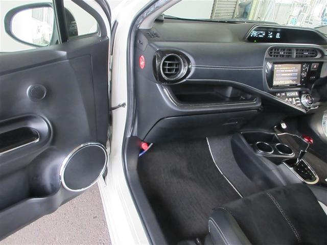 アクア G G’s ETC付き 盗難防止装置 ブレーキサポート キーレス オートクルーズコントロール スマートキープッシュスタート 運転席助手席エアバック 横滑防止 ナビTV パワーステアリング パワーウィンドウ ABS(4枚目)