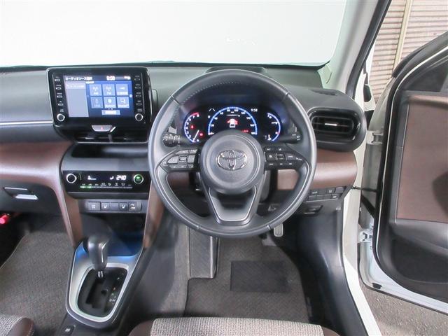 ヤリスクロス Z バックモニタ 横滑り防止システム イモビ カーテンエアバッグ TV クルーズC エアコン スマートキ- アルミ 地デジ キーフリー パワステ ダブルエアバック LEDヘット エアバッグ 記録簿有(3枚目)