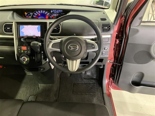 タント カスタムX i-stop メモリーナビゲーション 盗難防止 助手席側パワースライドドア 助手席エアバッグ 地デジフルセグ 記録簿付き ETC車載器 インテリキー LED DVD再生 オートエアコン 横滑り防止装置(3枚目)