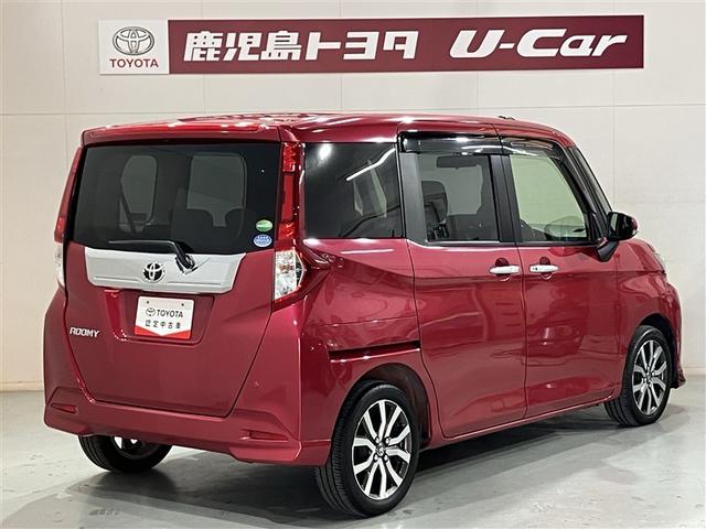 ルーミー カスタムG-T 助手席エアバック 両側オートスライドドア スマートキープッシュスタート LEDライト 横滑り防止機能 クルコン ワンセグテレビ 点検記録簿 ETC付 アルミホイール キーレス ドラレコ ナビ&TV(2枚目)