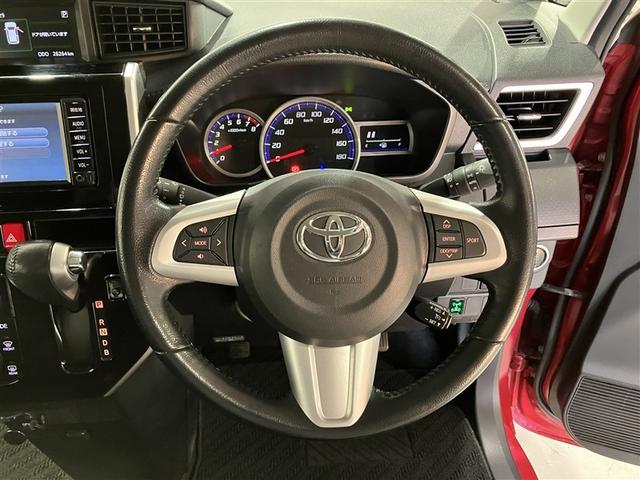 ルーミー カスタムG-T 助手席エアバック 両側オートスライドドア スマートキープッシュスタート LEDライト 横滑り防止機能 クルコン ワンセグテレビ 点検記録簿 ETC付 アルミホイール キーレス ドラレコ ナビ&TV(9枚目)