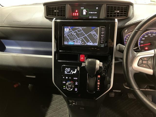 ルーミー カスタムG-T 助手席エアバック 両側オートスライドドア スマートキープッシュスタート LEDライト 横滑り防止機能 クルコン ワンセグテレビ 点検記録簿 ETC付 アルミホイール キーレス ドラレコ ナビ&TV(14枚目)