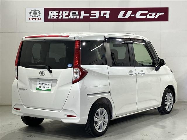 ルーミー Ｇ　追突軽減ブレーキ　パワステ　Ａストップ　ＬＥＤライト　Ｒカメラ　記録簿付　横滑り防止システム　エアバック　セキュリティーアラーム　パワーウィンドウ　運転席助手席エアバック　ナビ＆ＴＶ　オートエアコン（2枚目）