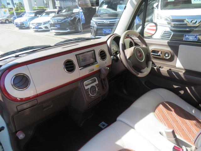 アルトラパンショコラ Ｘ　ショコラ専用レザーシート　コンビハンドル　パイオニアナビ　フルセグＴＶ　バックカメラ　ブルートゥース　ビルトインＥＴＣ　キセノンランプ　プッシュスタート（22枚目）