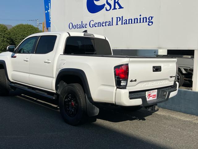 タコマ  ダブルキャブ TRD PRO 左ハンドル 4WD レザーシート シートヒーター ナビTV バックカメラ Bluetooth ETC ドラレコ クルーズコントロール スマートキー 16inアルミホイール(18枚目)